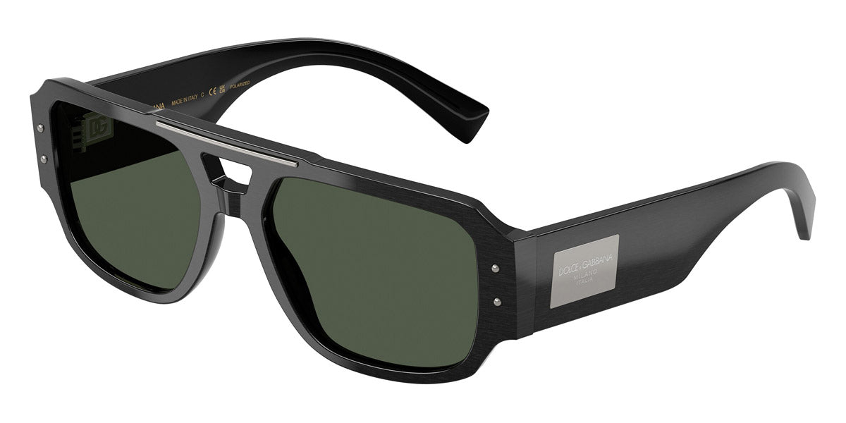 DOLCE & GABBANA SUNGLASSES - DG4482 28209A 57 - Brushed Black