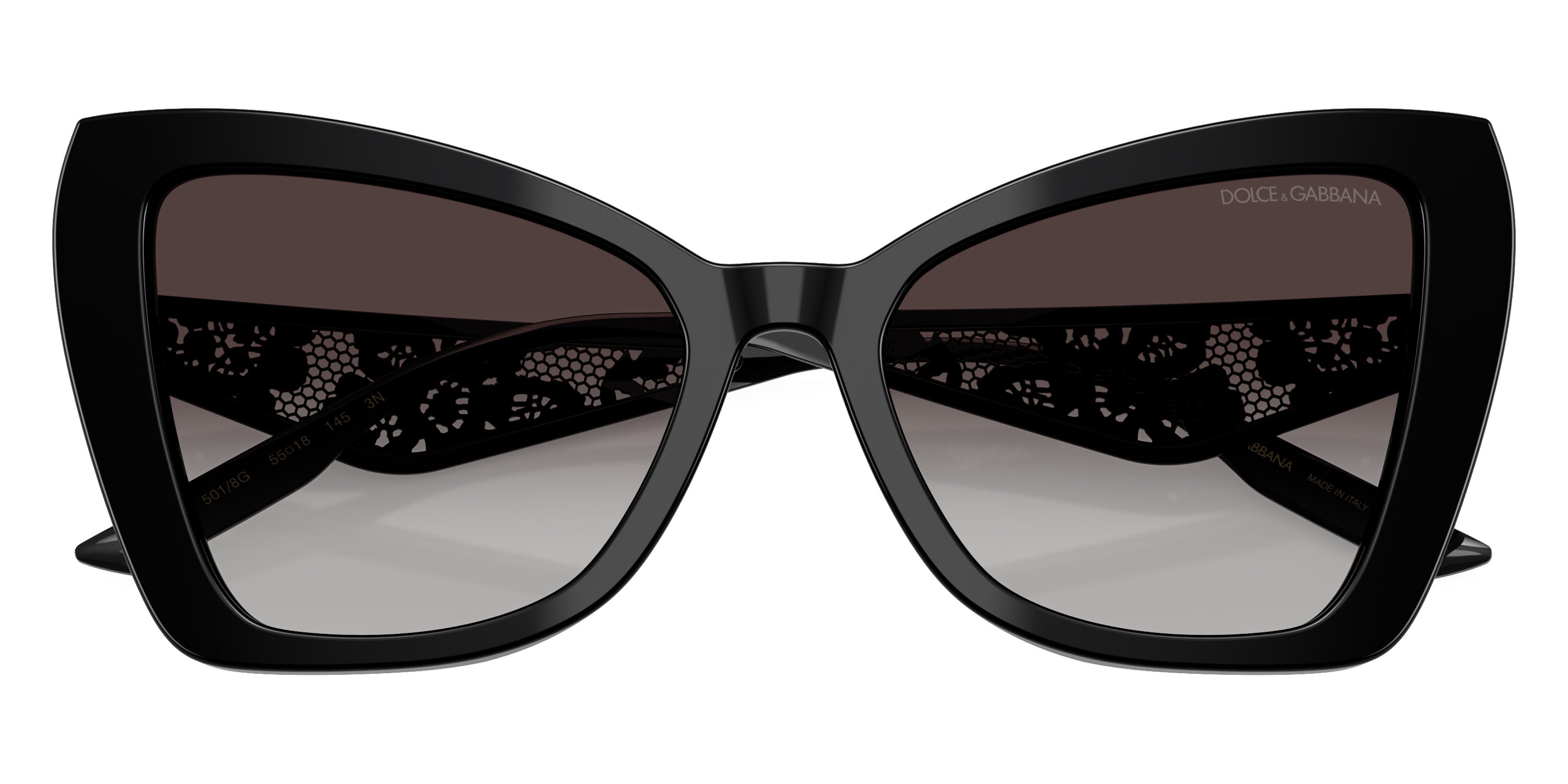 DOLCE & GABBANA SUNGLASSES - DG4489 501/8G 55 - Black