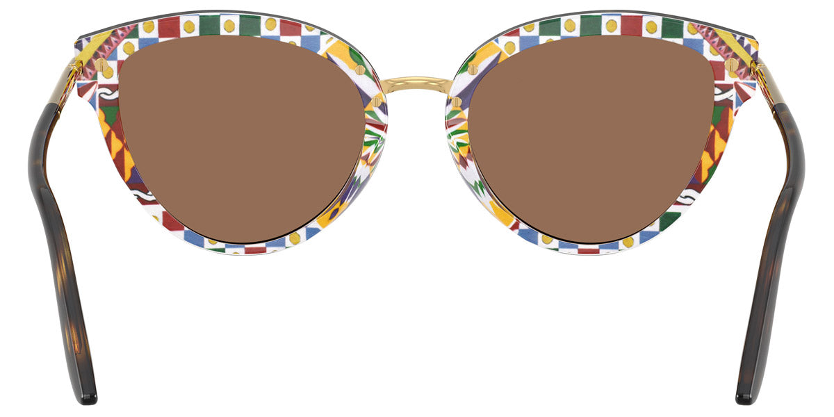 DOLCE & GABBANA SUNGLASSES - DG4492 321713 55 - Havana on White Barrow/Gold