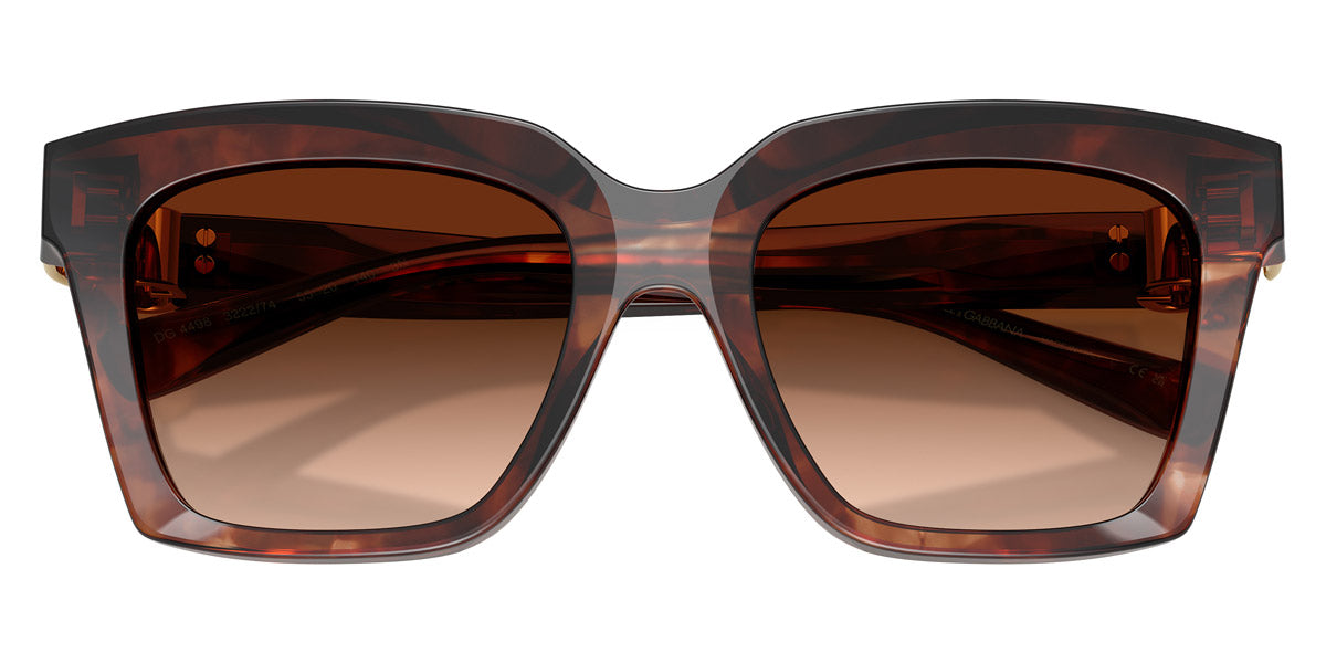 DOLCE & GABBANA SUNGLASSES - DG4498 322274 55 - Dark Red Havana