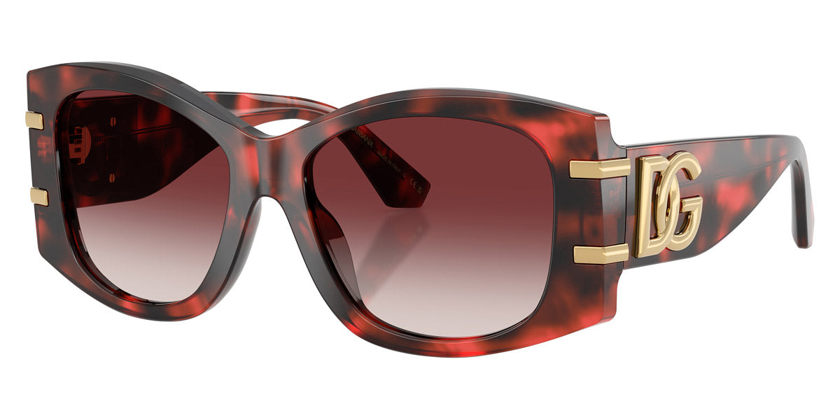 Dolce & Gabbana Authentic Red gradient lenses with Gold insignia DOLCE & GABBANA Limited Edition Crystals Oversize Sunglasses  main image 3