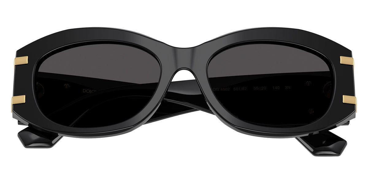 DOLCE & GABBANA SUNGLASSES - DG4502 501/87 55 - Black