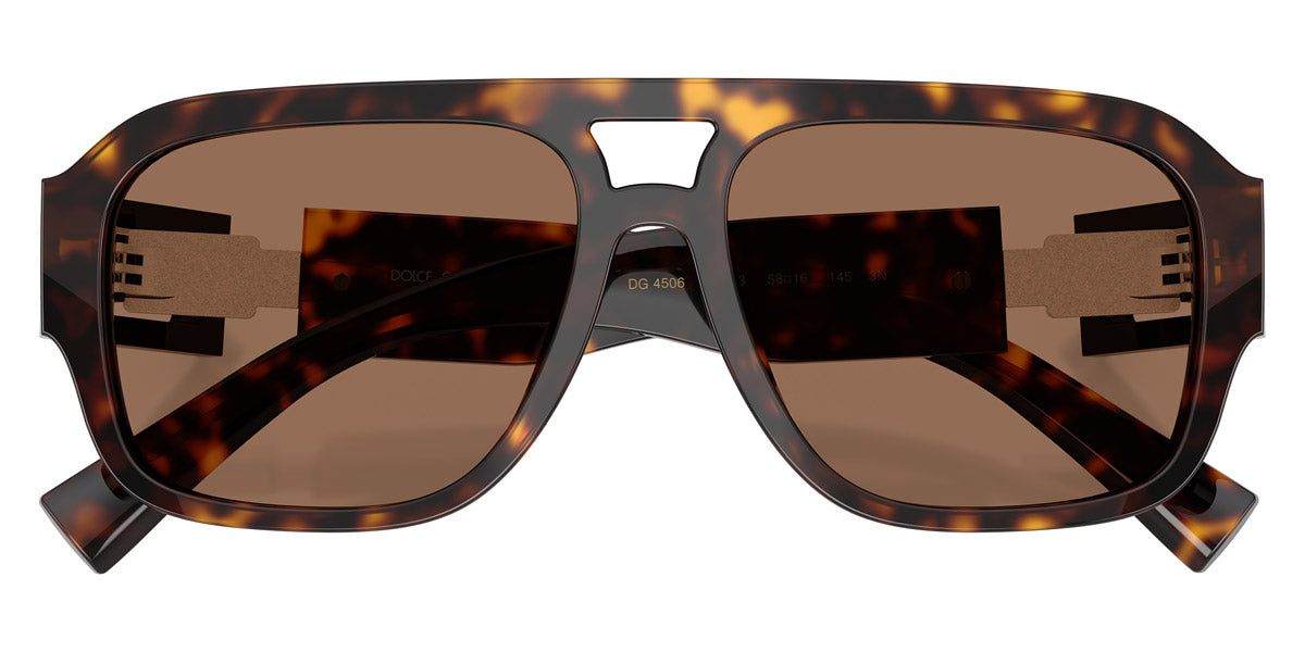 DOLCE & GABBANA SUNGLASSES - DG4506 502/73 58 - Havana