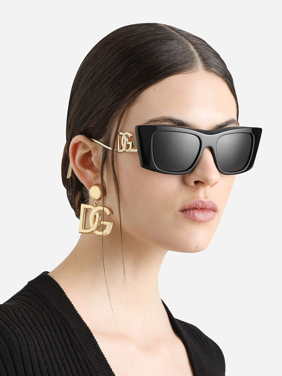 DOLCE & GABBANA SUNGLASSES - DG4510 501/87 51 - Black/Gold