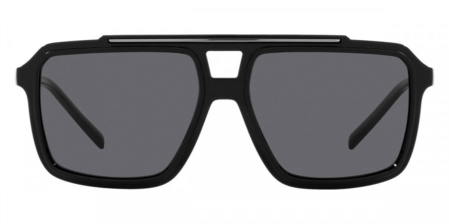 DOLCE & GABBANA SUNGLASSES - New Less is Chic DG6147 501/81 57 - Black