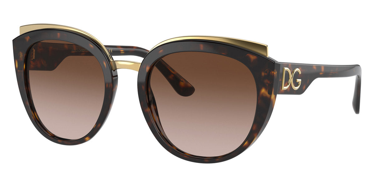 DOLCE & GABBANA SUNGLASSES - Print Family DG4383 502/13 54 - Havana
