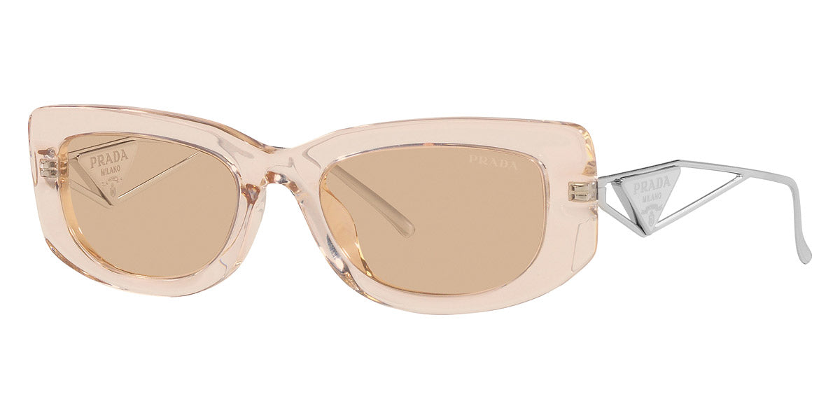 DUP*** Prada PR 14YS 19M4I2 53 - Crystal Beige and Silver