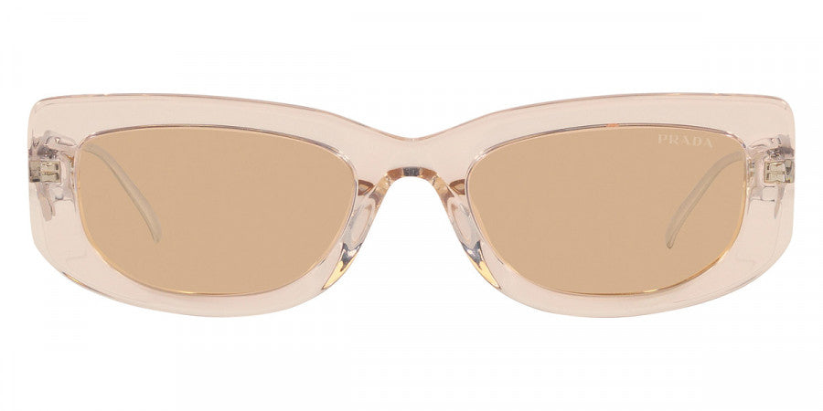 DUP*** Prada PR 14YS 19M4I2 53 - Crystal Beige and Silver