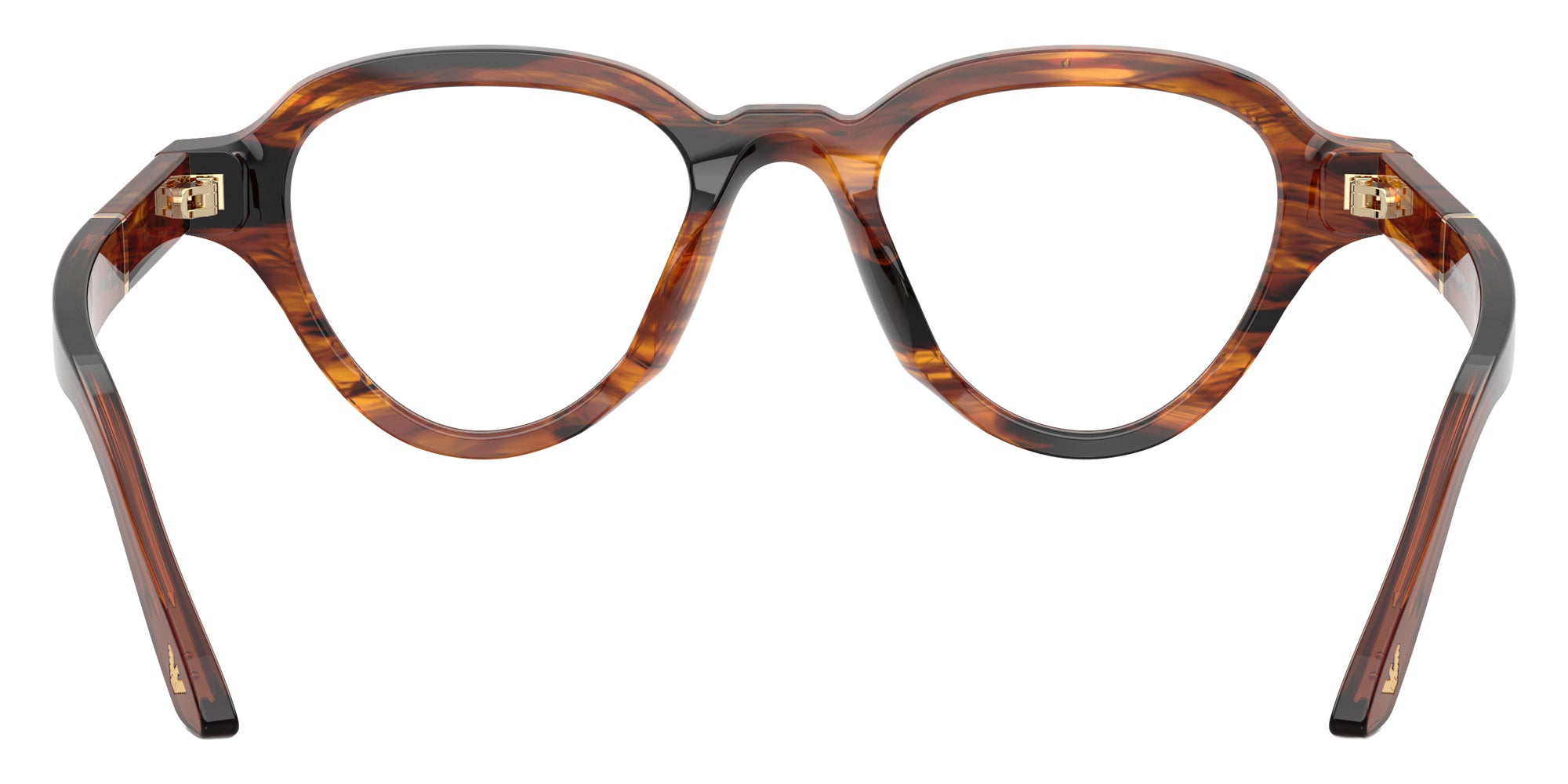 EMPORIO ARMANI EYEGLASSES - EA4264U 63391W 47 - Striped Dark Brown
