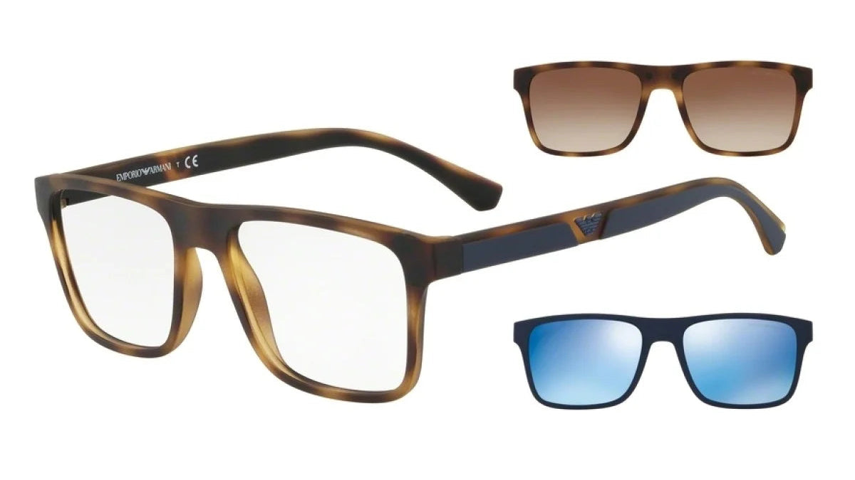 EMPORIO ARMANI CLIP-ON EYEGLASSES - EA4115 50891W 54