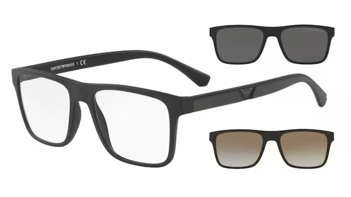 EMPORIO ARMANI CLIP-ON EYEGLASSES - EA4115 58531W 54