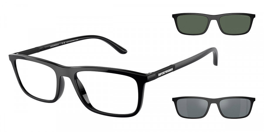 EMPORIO ARMANI CLIP-ON EYEGLASSES - EA4160 50011W 55