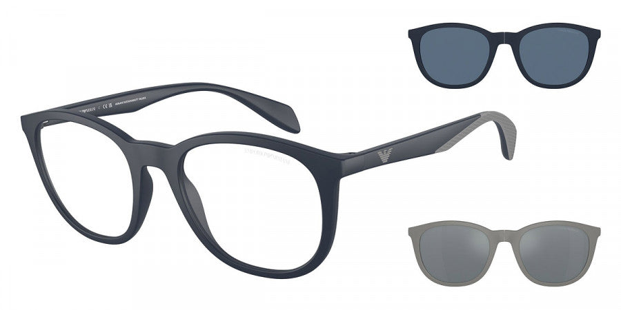 EMPORIO ARMANI CLIP-ON EYEGLASSES - EA4211 50881W 52