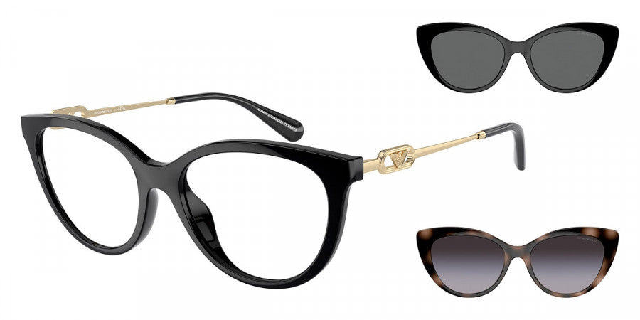 EMPORIO ARMANI CLIP-ON EYEGLASSES - EA4213U 50171W 53