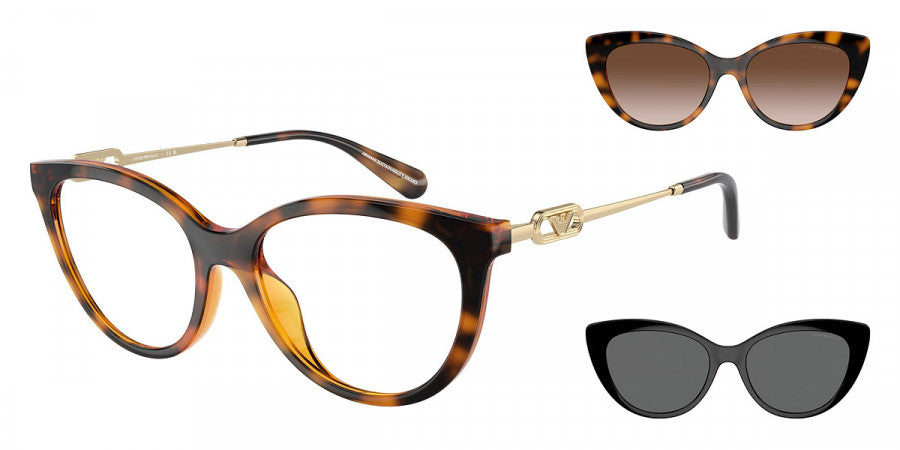 EMPORIO ARMANI CLIP-ON EYEGLASSES - EA4213U 50261W 53