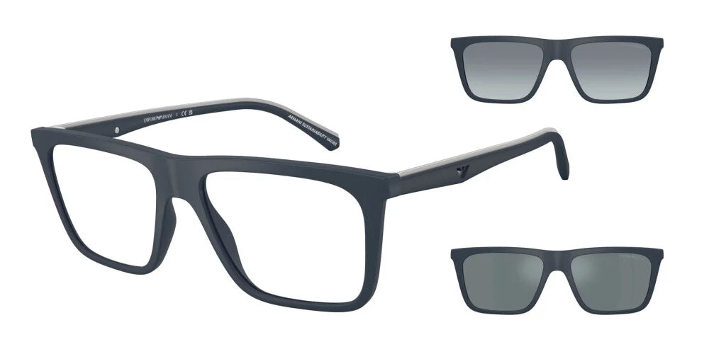 EMPORIO ARMANI CLIP-ON EYEGLASSES - EA4258 50881W 54