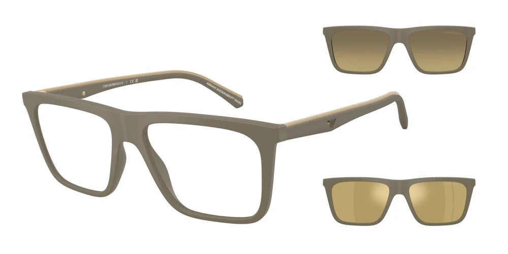 EMPORIO ARMANI CLIP-ON EYEGLASSES - EA4258 54371W 54