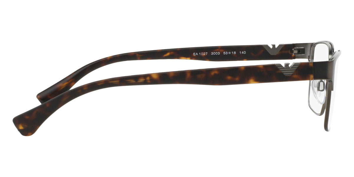 EMPORIO ARMANI EYEGLASSES - EA1027 3003 57 - Matte Gunmetal/Matte Havana