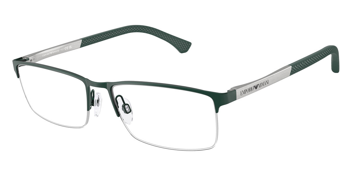 EMPORIO ARMANI EYEGLASSES - EA1041 3017 55 - Matte Green/Aluminium