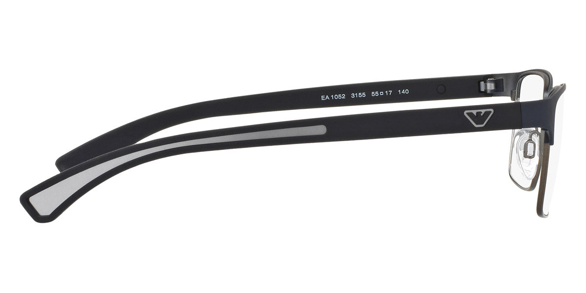 EMPORIO ARMANI EYEGLASSES - EA1052 3155 55 - Rubber Blue & Gunmetal