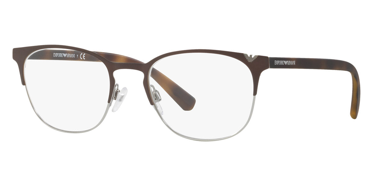 EMPORIO ARMANI EYEGLASSES - EA1059 3179 53 - Matte Brown & Gunmetal