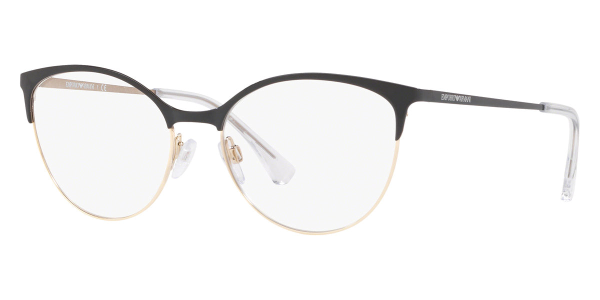 EMPORIO ARMANI EYEGLASSES - EA1087 3014 54 - Shiny Black & Pale Gold