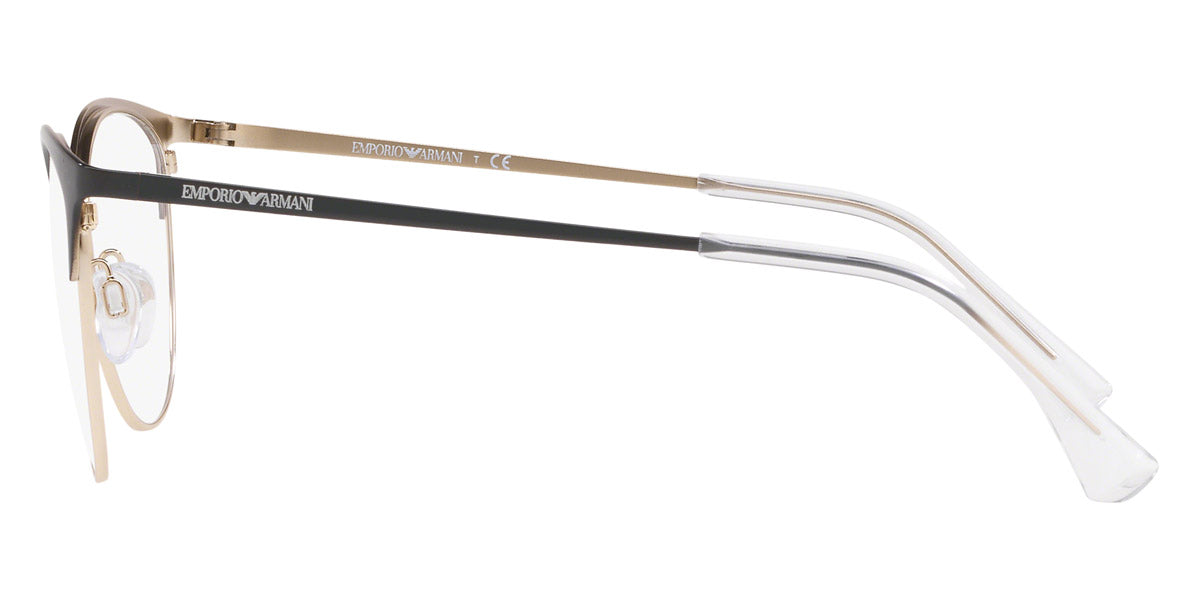 EMPORIO ARMANI EYEGLASSES - EA1087 3014 54 - Shiny Black & Pale Gold
