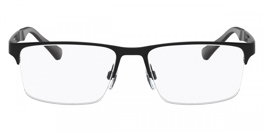 EMPORIO ARMANI EYEGLASSES - EA1110D 3175 55 - Rubber Black and Aluminium Black