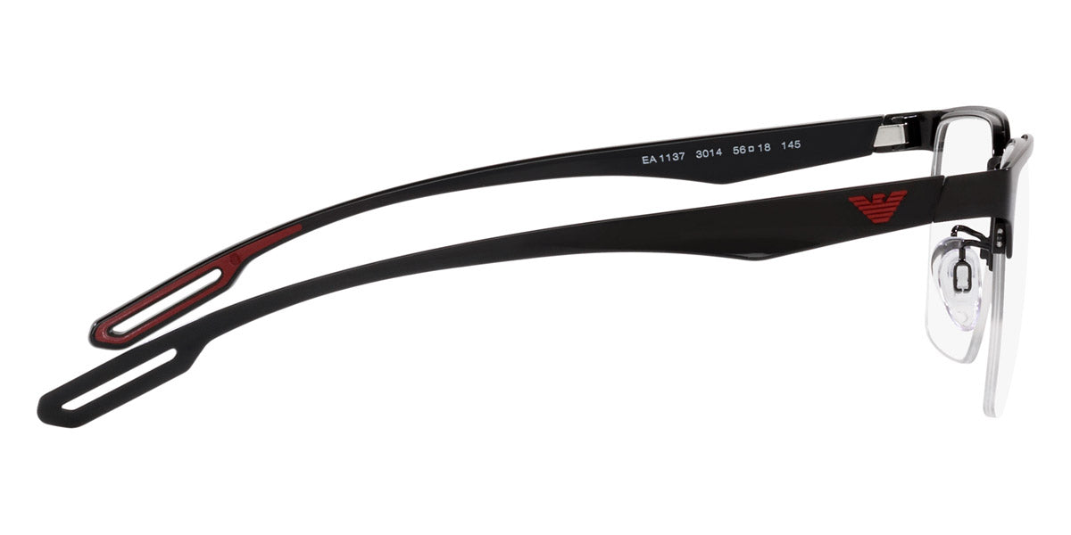 EMPORIO ARMANI EYEGLASSES - EA1137 3014 56 - Shiny Black