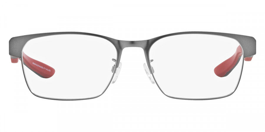 EMPORIO ARMANI EYEGLASSES - EA1141 3003 54 - Matte Gunmetal and Matte Black/Red