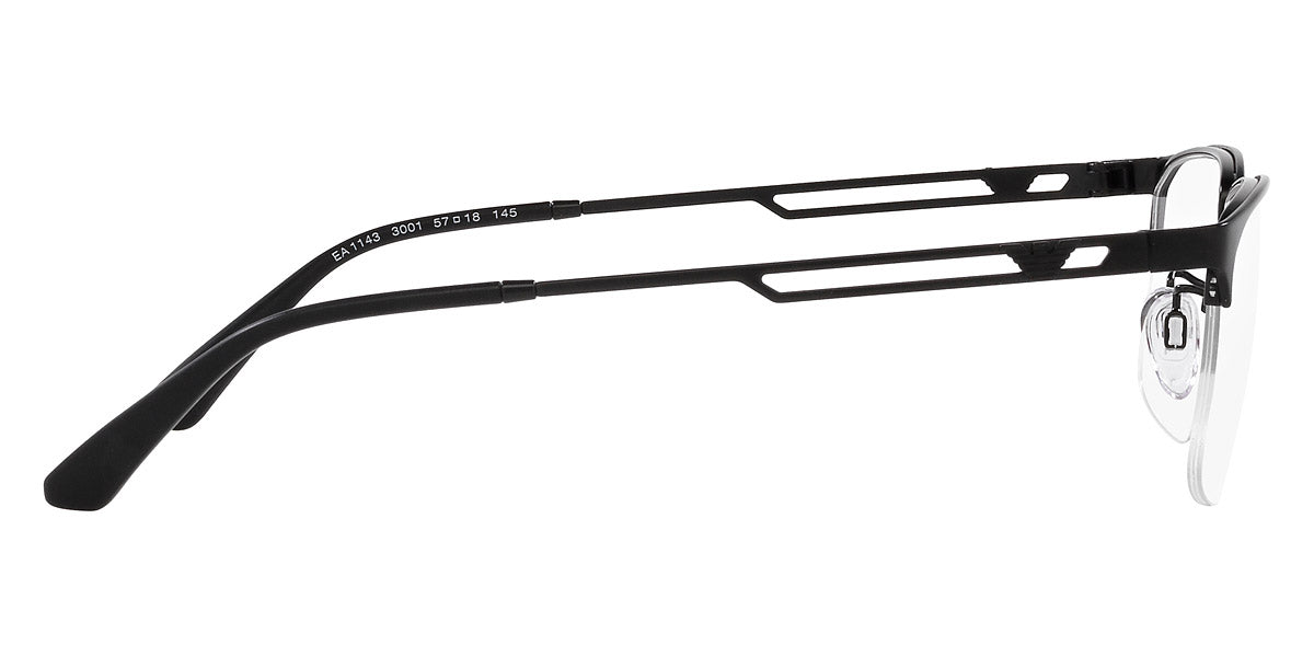EMPORIO ARMANI EYEGLASSES - EA1143 3001 55 - Matte Black