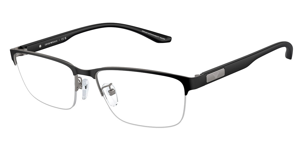 EMPORIO ARMANI EYEGLASSES - EA1147 3365 57 - Matte Gunmetal/Black