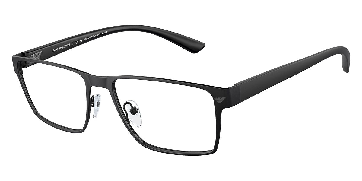EMPORIO ARMANI EYEGLASSES - EA1157 3001 55 - Matte Black