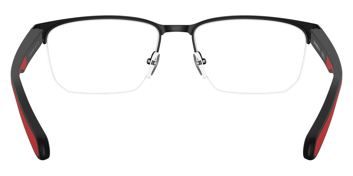 EMPORIO ARMANI EYEGLASSES - EA1162 3085 56 - Matte Black/Rubber Red