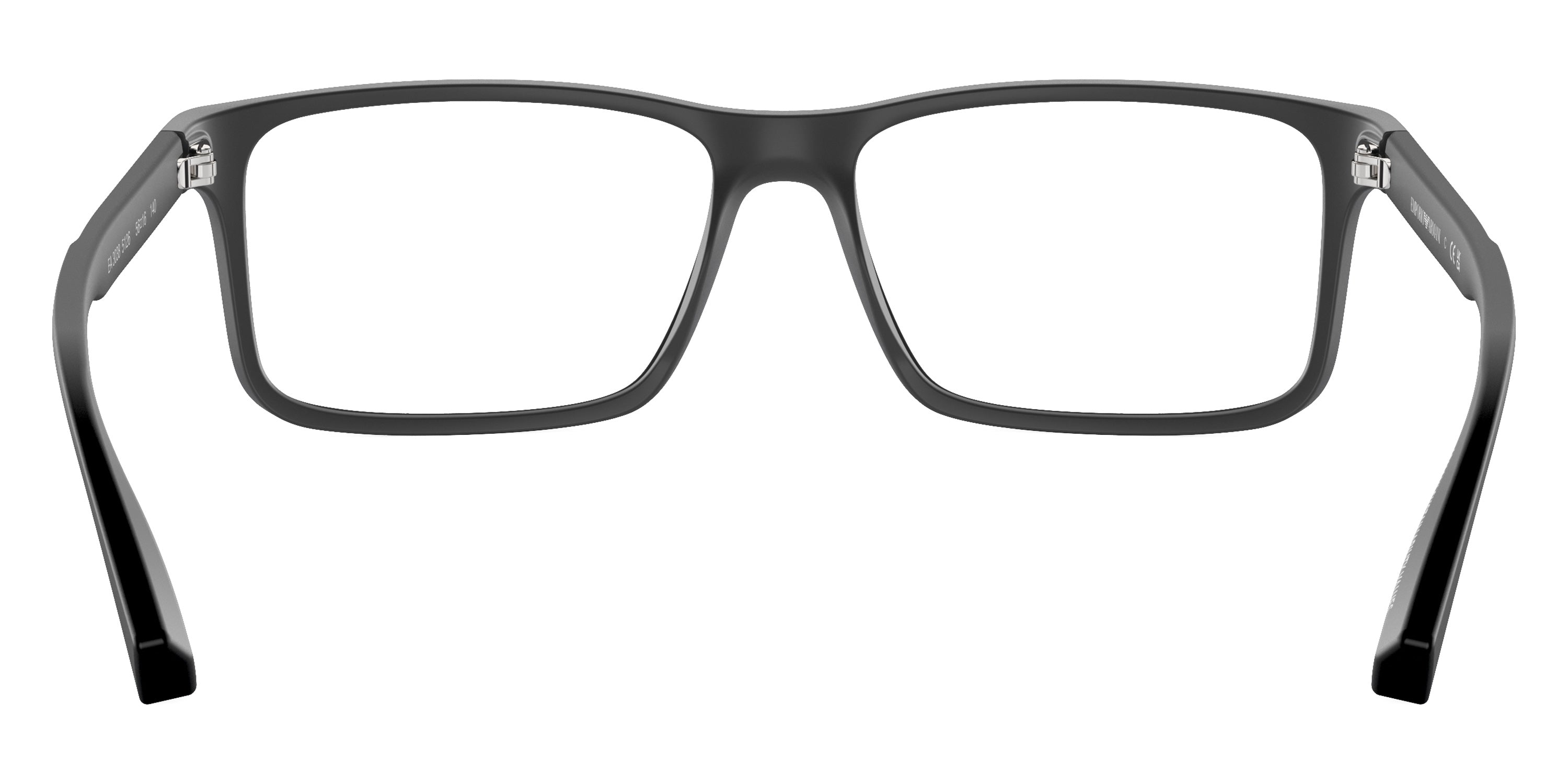 EMPORIO ARMANI EYEGLASSES - EA3038 5126 56 - Matte Dark Gray/Rubber Black