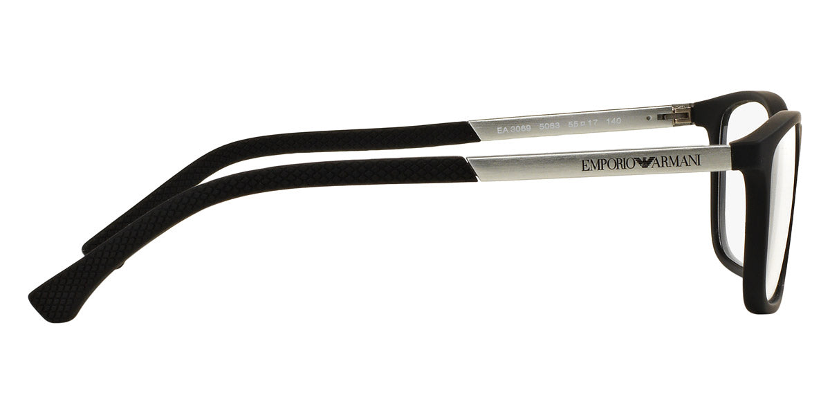 EMPORIO ARMANI EYEGLASSES - EA3069 5063 55 - Rubber Black