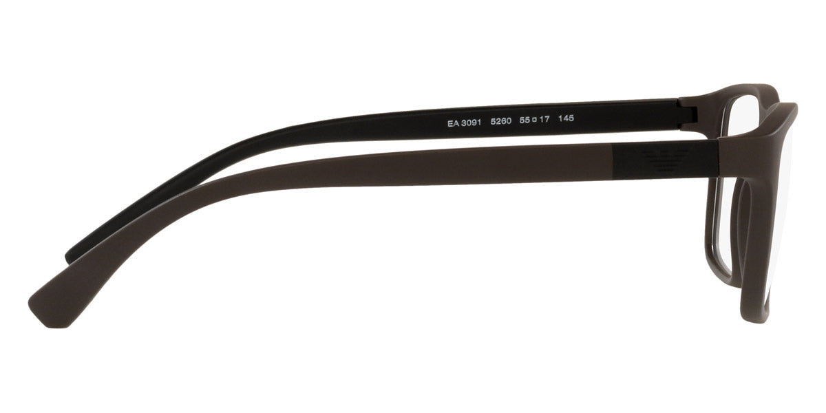 EMPORIO ARMANI EYEGLASSES - EA3091 5260 55 - Matte Brown