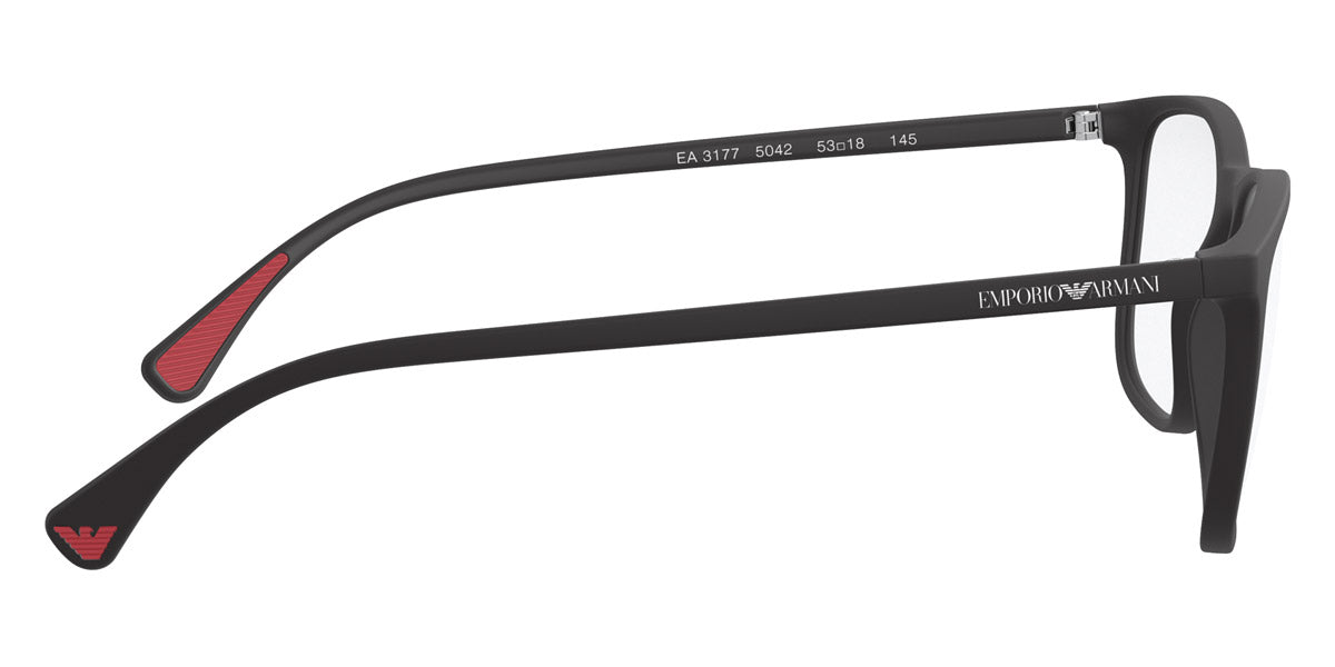 EMPORIO ARMANI EYEGLASSES - EA3177 5042 55 - Matte Black