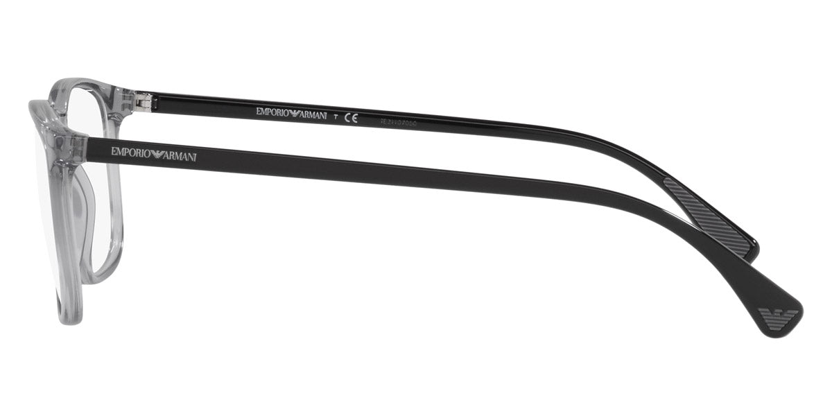 EMPORIO ARMANI EYEGLASSES - EA3177 5090 53 - Shiny Transparent Gray