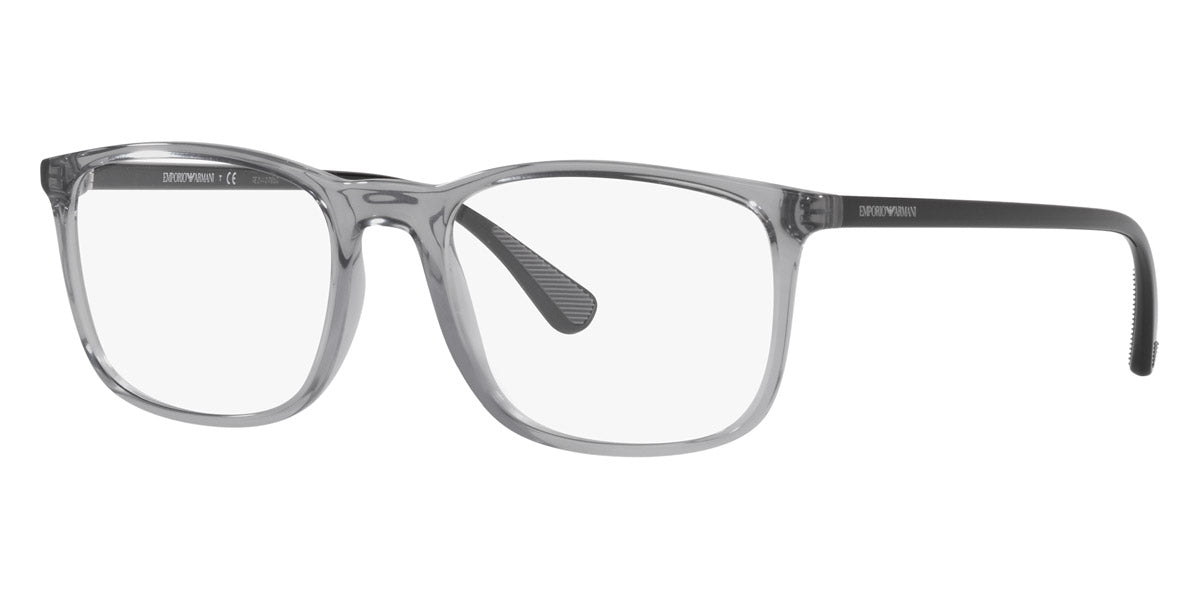 EMPORIO ARMANI EYEGLASSES - EA3177 5090 53 - Shiny Transparent Gray