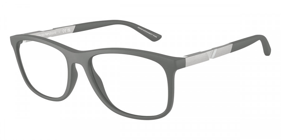 EMPORIO ARMANI EYEGLASSES - EA3247 6205 53 - Matte Gray/Aluminium