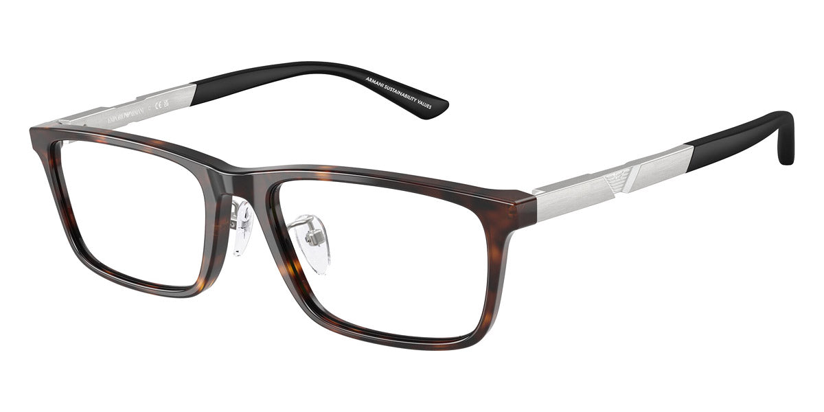 EMPORIO ARMANI EYEGLASSES - EA3251D 5026 55 - Shiny Havana/Aluminium