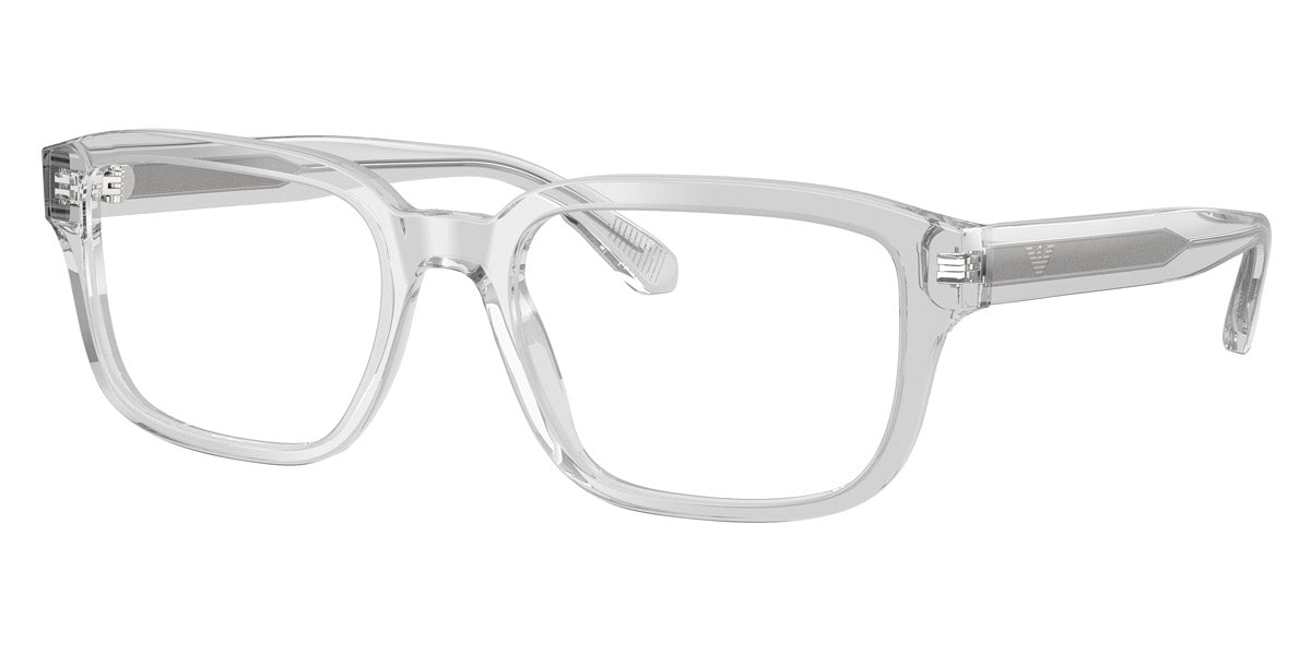 EMPORIO ARMANI EYEGLASSES - EA3255 6250 53 - Shiny Transparent Crystal