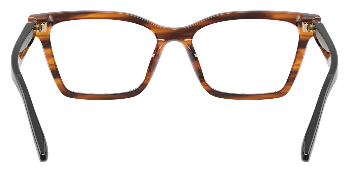 EMPORIO ARMANI EYEGLASSES - EA3261U 6268 52 - Shiny Striped Yellow/Shiny Black