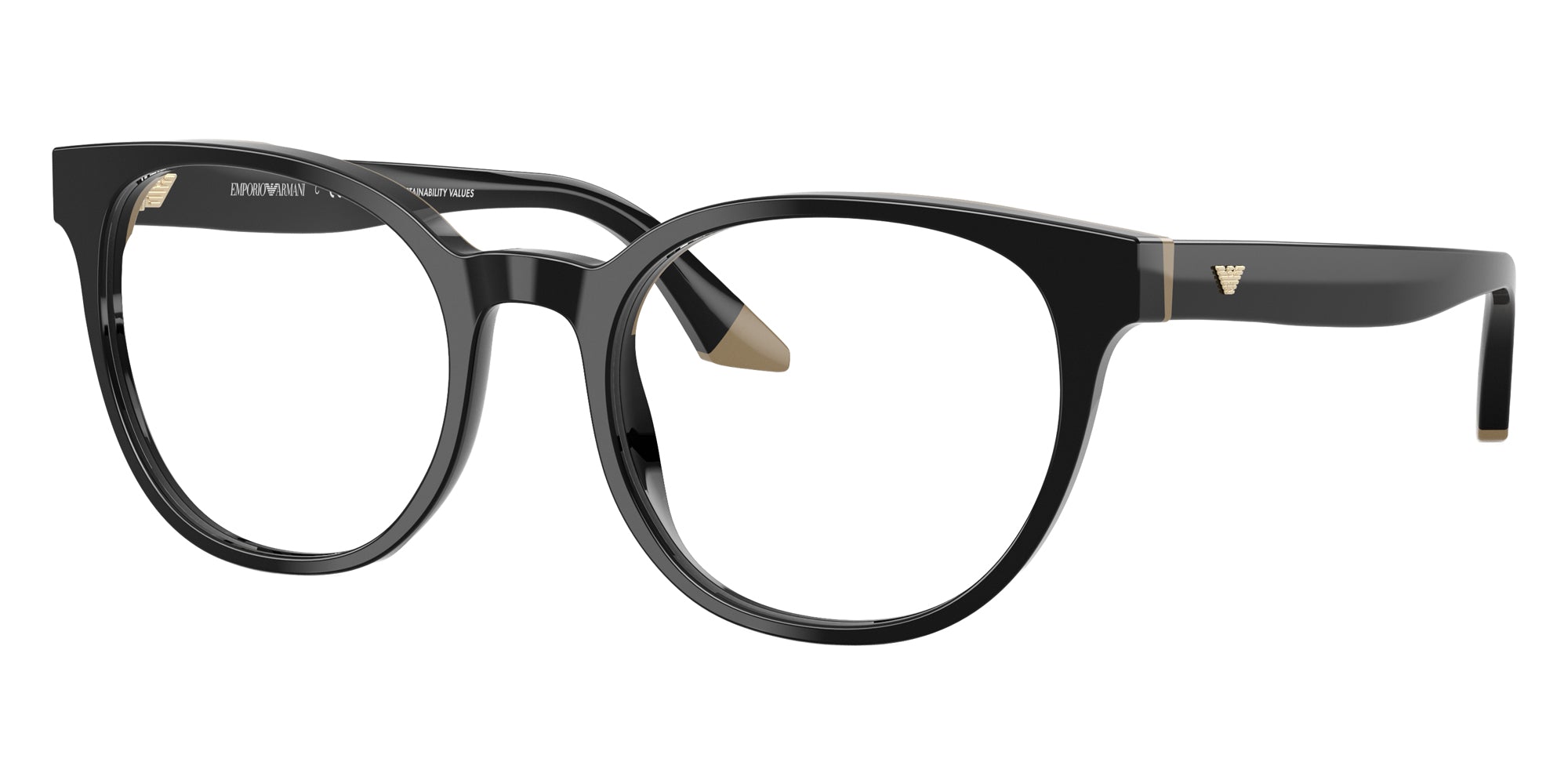 EMPORIO ARMANI EYEGLASSES - EA3274 6313 50 - Black/Beige