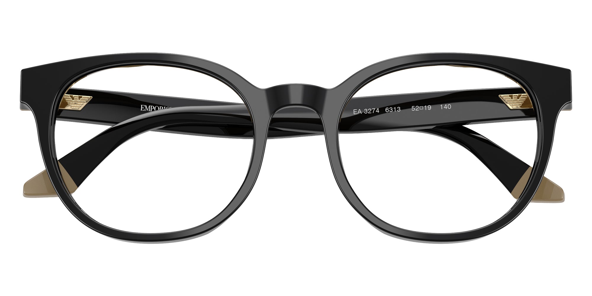EMPORIO ARMANI EYEGLASSES - EA3274 6313 50 - Black/Beige