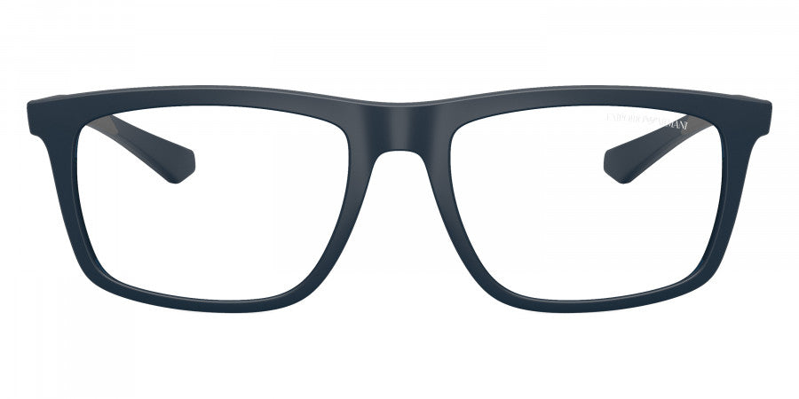 EMPORIO ARMANI EYEGLASSES - EA4235 61851W 53 - Matte Blue/Gray Rubber