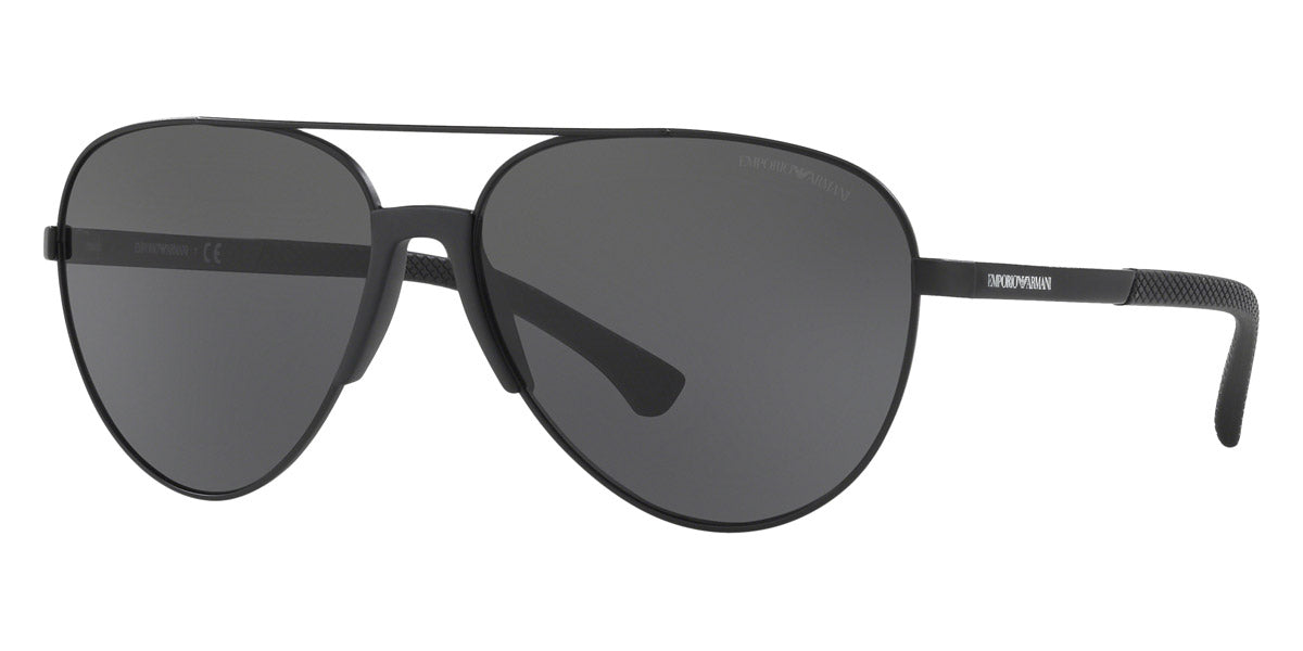 EMPORIO ARMANI SUNGLASSES - EA2059 320387 61 - Matte Black
