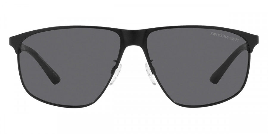 EMPORIO ARMANI SUNGLASSES - EA2094 300187 60 - Matte Black and Aluminium