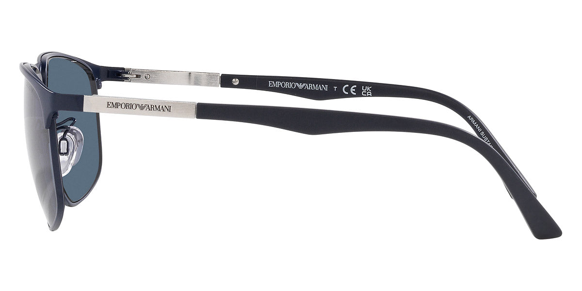 EMPORIO ARMANI SUNGLASSES - EA2094 301880 60 - Matte Blue and Aluminium